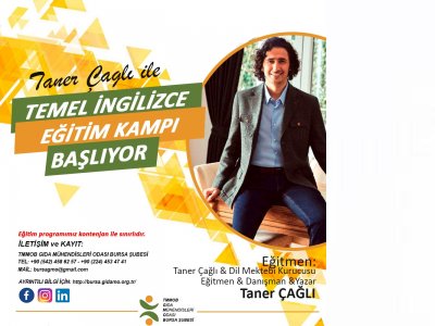 TANER ÇAĞLI İLE TEMEL İNGİLİZCE EĞİTİM KAMPI BAŞLIYOR