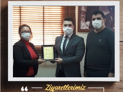 EYÜP SULTAN İLÇE TARIM VE ORMAN MÜDÜRLÜĞÜNÜ ZİYARET ETTİK