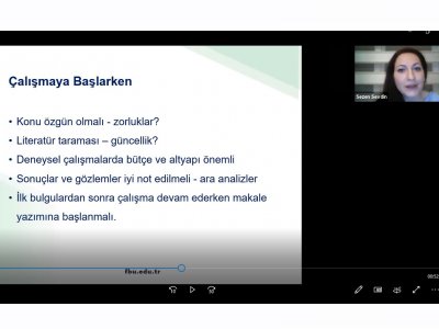 BİLİMSEL ARAŞTIRMA YÖNTEMLERİ VE MAKALE YAZIMI SEMİNERİMİZİ ÇEVRİMİÇİ GERÇEKLEŞTİRDİK