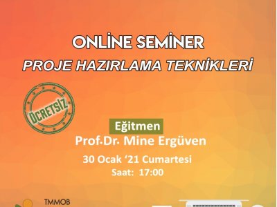 PROJE HAZIRLAMA TEKNİKLERİ SEMİNERİMİZİ GERÇEKLEŞTİRDİK