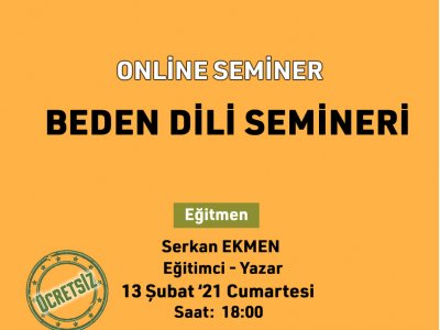 BEDEN DİLİ SEMİNERİMİZİ GERÇEKLEŞTİRDİK
