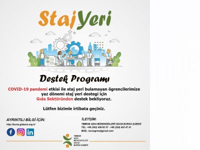 STAJ YERİ DESTEK PROGRAMI