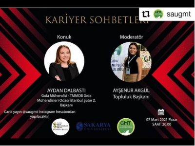 SAKARYA ÜNİVERSİTESİ GIDA TOPLULUĞUNUN KARİYER SOHBETLERİNE KONUK OLDUK