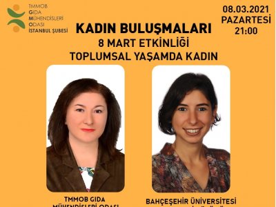 8 MART DÜNYA EMEKÇİ KADIN GÜNÜ ONLİNE ETKİNLİĞİMİZİ GERÇEKLEŞTİRDİK