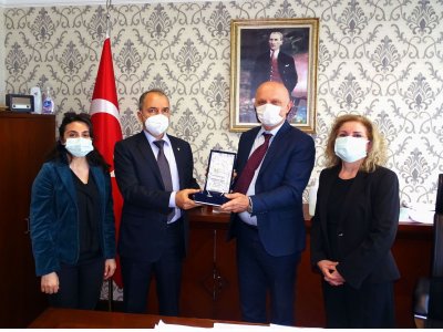 TARIM VE ORMAN BAKANLIĞI GIDA VE KONTROL GENEL MÜDÜR YARDIMCISI SELMAN AYAZ`I ZİYARET ETTİK