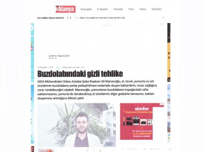 YENİ ALANYA GAZETESİNDE YAYINLANAN DHA RÖPORTAJI