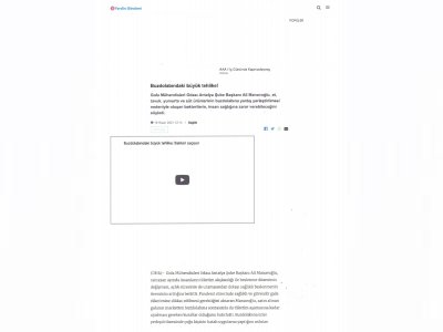 YERELİN GÜNDEMİ İNTERNET SİTESİNDE YAYINLANAN DHA RÖPORTAJI