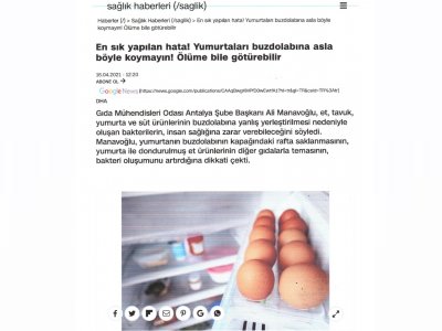 CNN TÜRK İNTERNET SİTESİNDE YAYINLANAN DHA RÖPORTAJI