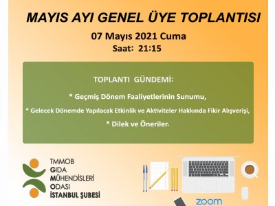 07 MAYIS `21 GENEL ÜYE TOPLANTISIDUYURU