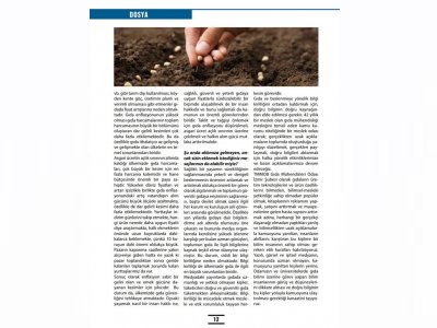 İZSİAD DERGİSİ 29 SAYI RÖPORTAJYAŞAMAK İÇİN GIDA
