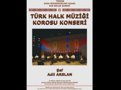 TÜRK HALK MÜZİĞİ KOROSU KONSERİ 