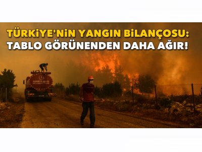 İZ GAZETE: "TÜRKİYE`NİN YANGIN BİLANÇOSU: TABLO GÖRÜNENDEN DAHA AĞIR"
