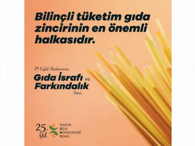 GIDA İSRAFI VE GIDA KAYBINI ÖNLEMEK ELİMİZDE