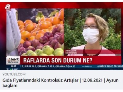 A HABERGIDA FİYATLARINDAKİ KONTROLSÜZ ARTIŞLARAYSUN SAĞLAM RÖPORTAJ