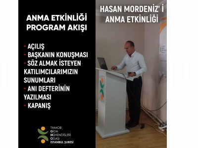 HASAN MORDENİZ İ ANMA ETKİNLİĞİ 