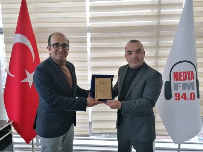MEDYA FM YÖNETİM KURULU BAŞKANINI ZİYARET ETTİK