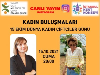 15 EKİM DÜNYA KADIN ÇİFTÇİLER GÜNÜ CANLI YAYIN PROGRAMIMIZI GERÇEKLEŞTİRDİK