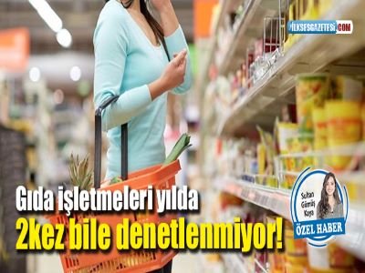 İLKSES: GIDA İŞLETMELERİ YILDA 2 KEZ BİLE DENETLENMİYOR
