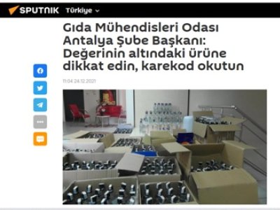SPUTNİK İNTERNET SİTESİNDE YAYINLANAN DHA RÖPORTAJI