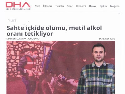 DEMİRÖREN HABER AJANSI SİTESİNDE YAYINLANAN SAHTE İÇKİ RÖPORTAJI