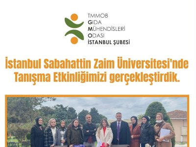 İSTANBUL SABAHATTİN ZAİM ÜNİVERSİTESİNDEN TANIŞMA ETKİNLİĞİ GERÇEKLEŞTİRDİK