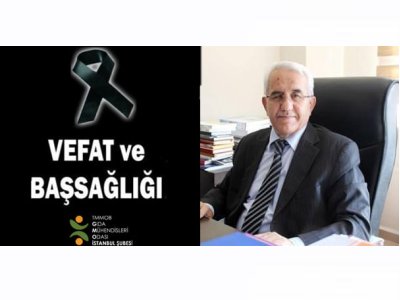 VEFAT VE BAŞSAĞLIĞIPROF DR MEHMET DEMİRCİ

