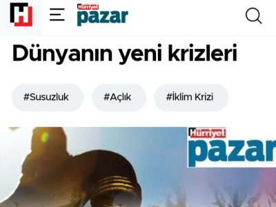 HÜRRİYET KELEBEKDÜNYANIN YENİ KRİZLERİ: GIDA VE TARIMDA KRİZİSA TAHTA RÖPORTAJ