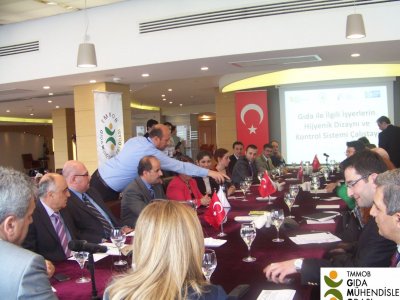 GIDA İLE İLGİLİ İŞYERLERİN HİJYENİK DİZAYNI VE KONTROL SİSTEMİ ÇALIŞTAYI GERÇEKLEŞTİRİLDİ