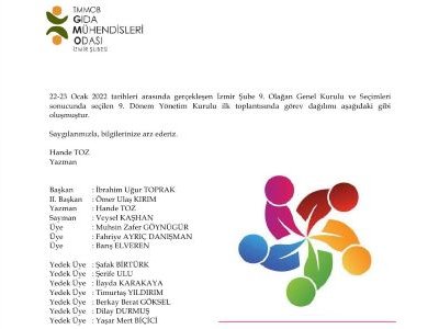 9 DÖNEM YÖNETİM KURULU GÖREV DAĞILIMINI YAPTI