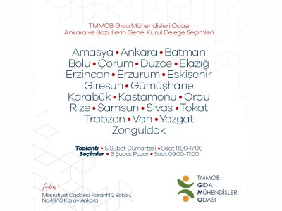 ANKARA VE BAZI İLLERİN DELEGE SEÇİMLERİ 56 ŞUBAT 2022 TARİHLERİNDE ANKARADA GERÇEKLEŞTİRİLDİ