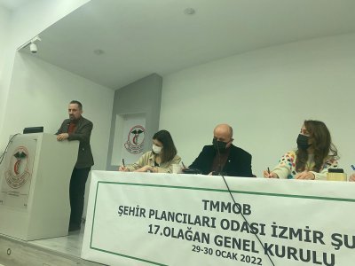 TMMOB ŞEHİR PLANCILARI ODASI İZMİR ŞUBESİ GENEL KURULUNA KATILDIK