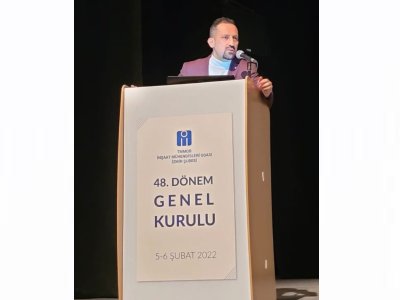 TMMOB İNŞAAT MÜHENDİSLERİ ODASI İZMİR ŞUBESİ GENEL KURULUNA KATILDIK