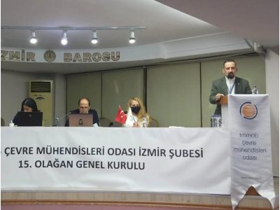 TMMOB ÇEVRE MÜHENDİSLERİ ODASI İZMİR ŞUBESİ GENEL KURULUNA KATILDIK