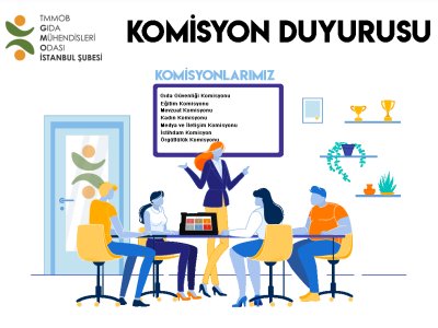 İSTANBUL ŞUBE YENİ DÖNEM KOMİSYONLARINA DAVET EDİYORUZ