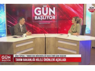 SON MÜHÜR TV: GIDAMO İZMİR ŞUBE BAŞKANI UĞUR TOPRAK: `GIDA DENETİMLERİ DAHA ETKİLİ OLMALI`