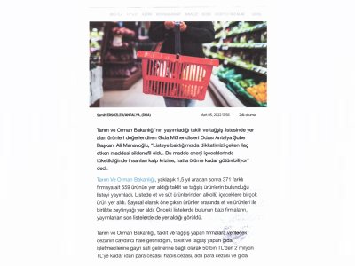 HÜRRİYET AKDENİZ DE YAYINLANAN DHA RÖPORTAJI