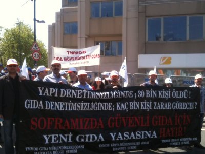 1 MAYIS MİTİNGİNDE TAKSİM MEYDANINDAYDIK