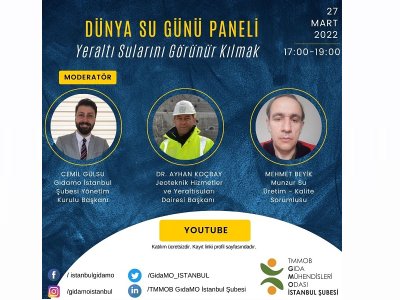 DÜNYA SU GÜNÜ PANEL DUYURUSU