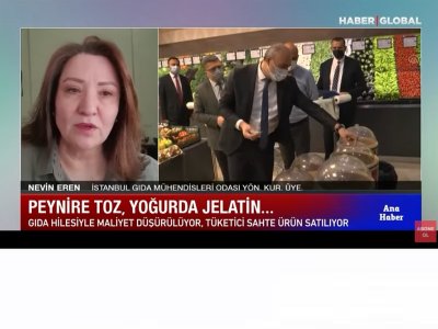 HABER GLOBALANA HABER BÜLTENİHİLELİ GIDA UYARISIYÖNETİM KURULU ÜYEMİZ F NEVİN EREN RÖPORTAJ