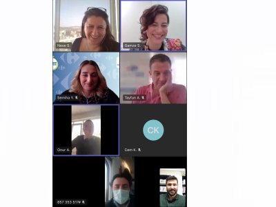 CARREFOURSA İSTANBUL İLE ONLİNE TOPLANTI GERÇEKLEŞTİRLDİ