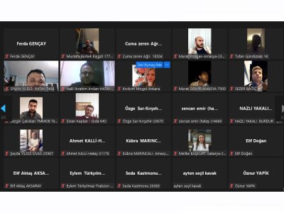 BİRİMLERİMİZİN BULUNMADIĞI İLLERDEKİ ÜYELERİMİZLE ONLINE TOPLANTIDA BİR ARAYA GELDİK