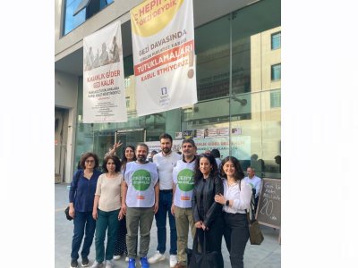 HUKUKSUZ GEZİ TUTUKLAMALARINA KARŞI ADALET NÖBETİNDEYDİK