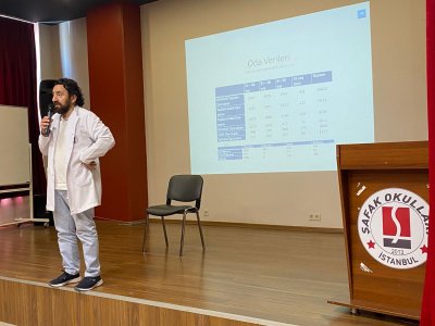 BAĞCILAR ŞAFAK OKULLARINDA GIDA MÜHENDİSLİĞİ MESLEĞİMİZ VE ODAMIZIN TANITIM SEMİNERİ GERÇEKLEŞTİRİLDİ
