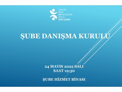 ŞUBE DANIŞMA KURULU GERÇEKLEŞTİ