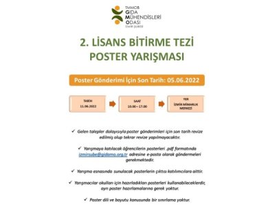 POSTER GÖNDERİM SÜRESİ UZATILDI