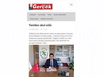 DÜNYA SÜT GÜNÜ ORTAK BASIN AÇIKLAMASI