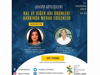 SEKTÖR SÖYLEŞİLERİBAL VE DİĞER ARI ÜRÜNLERİ HAKKINDA MERAK EDİLENLER KONULU SÖYLEŞİ GERÇEKLEŞTİRİLDİ