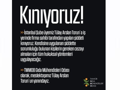 ÜYEMİZ TÜLAY ARSLAN TORUN`A İŞ YERİNDE FİRMA SAHİBİ TARAFINDAN YAPILAN ŞİDDETİ KINIYORUZ