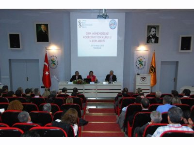 GIDA MÜHENDİSLİĞİ KOORDİNASYON KURULU 5TOPLANTISI
