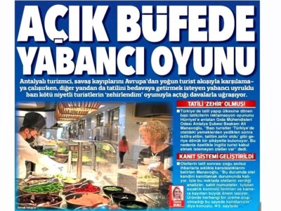 AÇIK BÜFEDE YABANCI OYUNU RÖPORTAJI